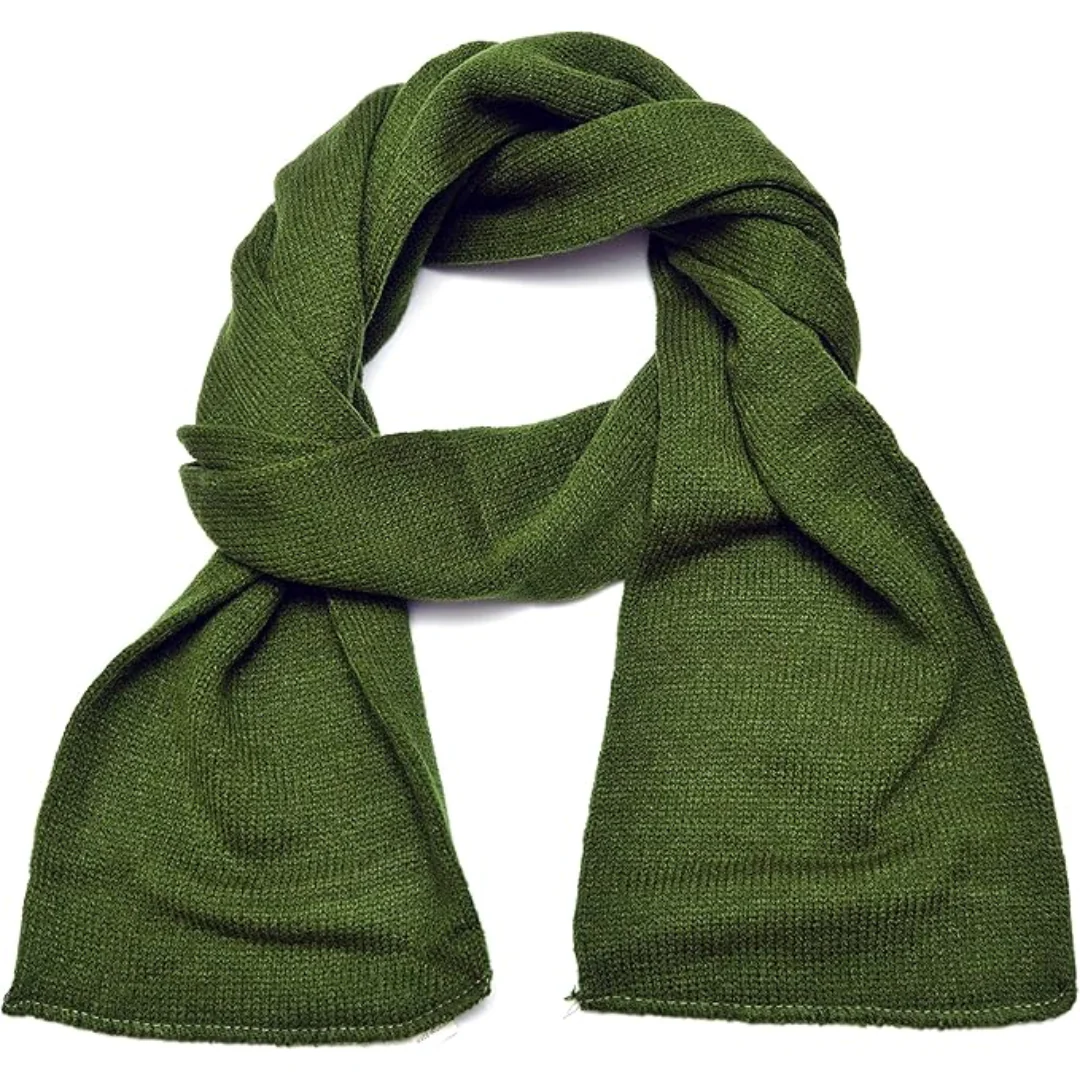 Classic Double Layer Knit Winter Scarf for Men - Xander - Image 16