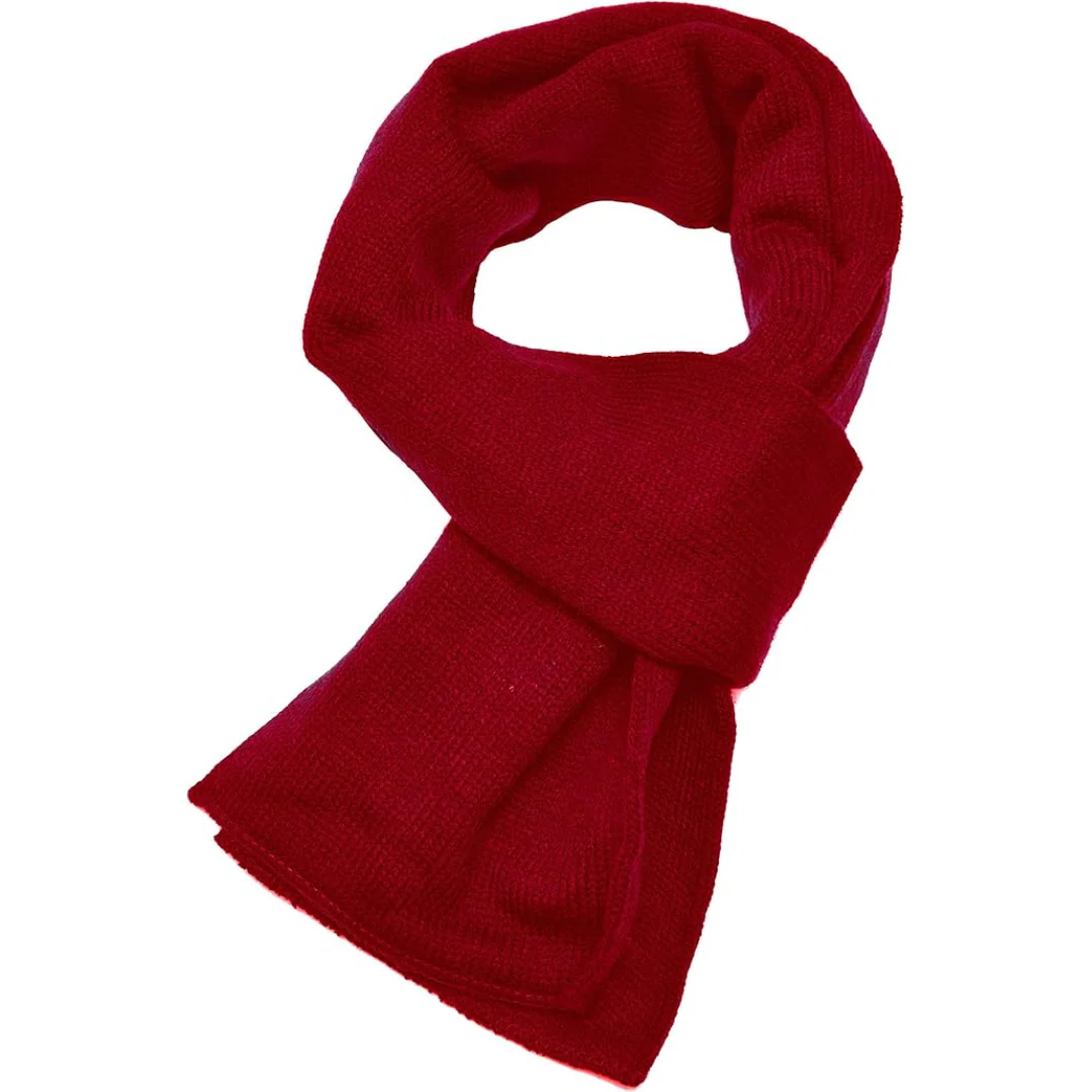 Classic Double Layer Knit Winter Scarf for Men - Xander - Image 3