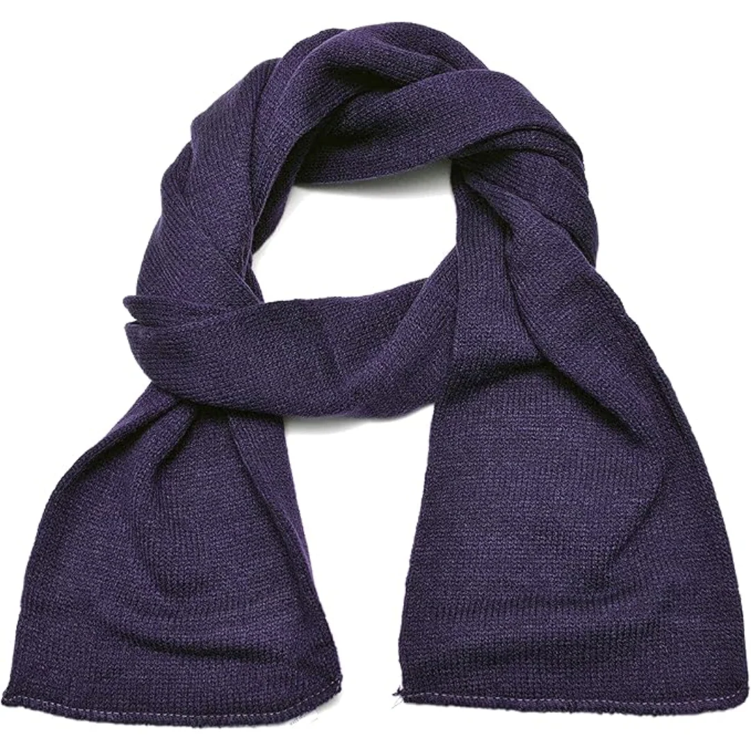 Classic Double Layer Knit Winter Scarf for Men - Xander - Image 5