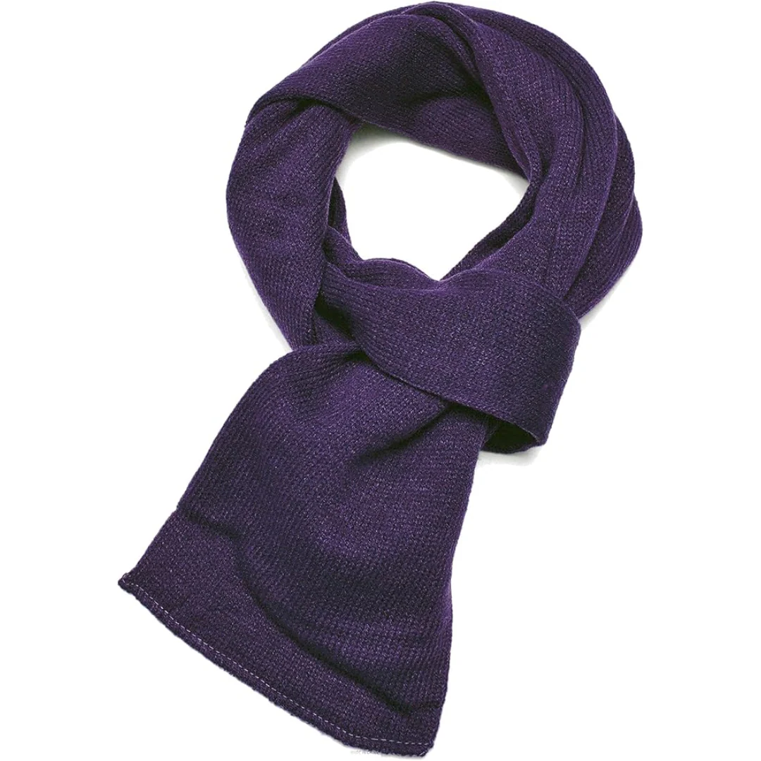 Classic Double Layer Knit Winter Scarf for Men - Xander - Image 6