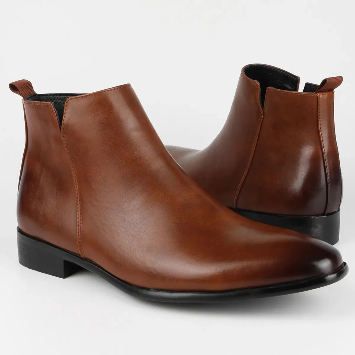 Classic Retro Leather Men's Boots - Lars - Image 10