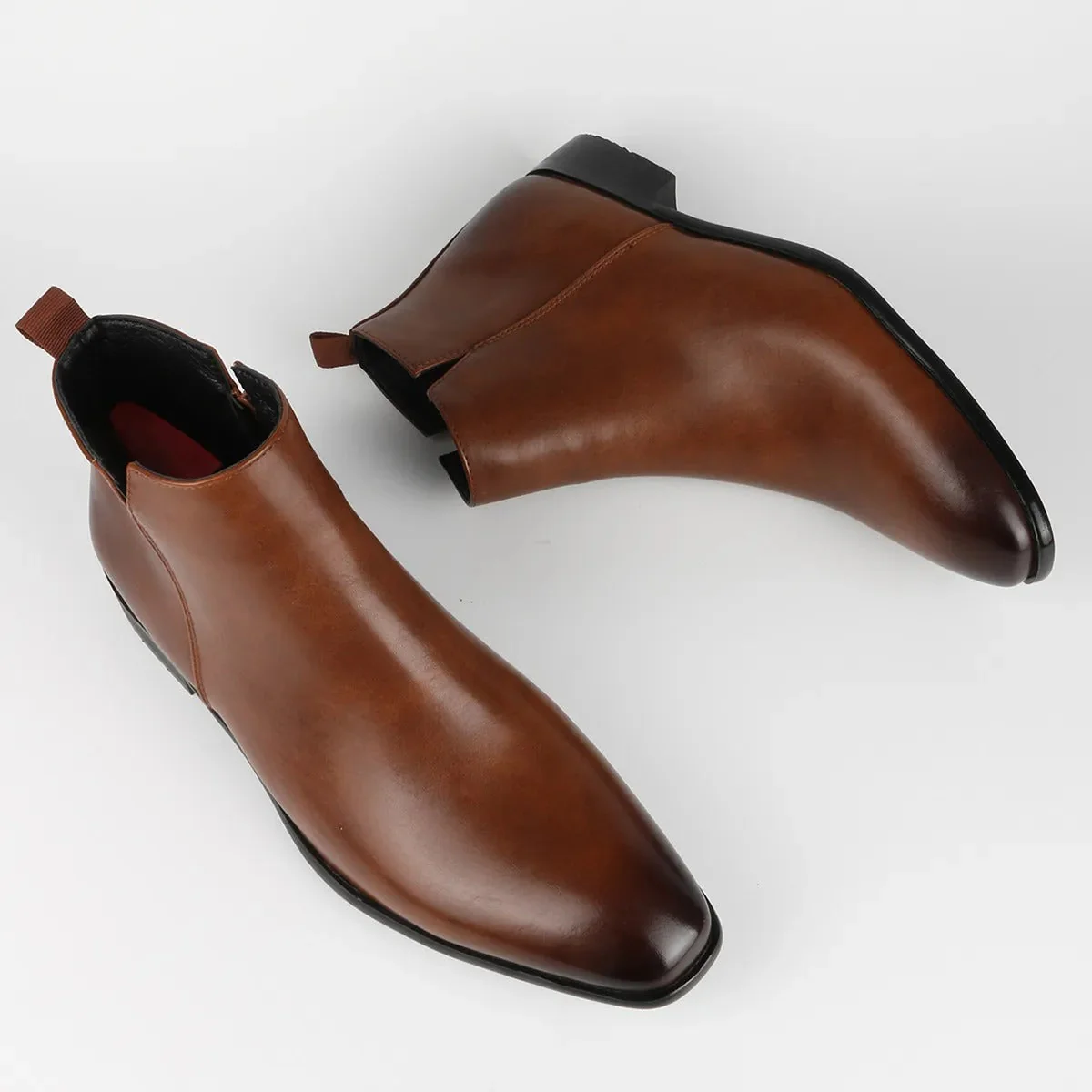 Classic Retro Leather Men's Boots - Lars - Image 11
