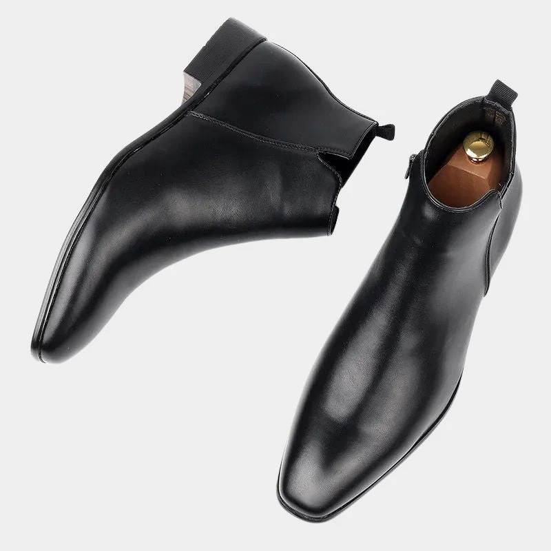 Classic Retro Leather Men's Boots - Lars - Image 2