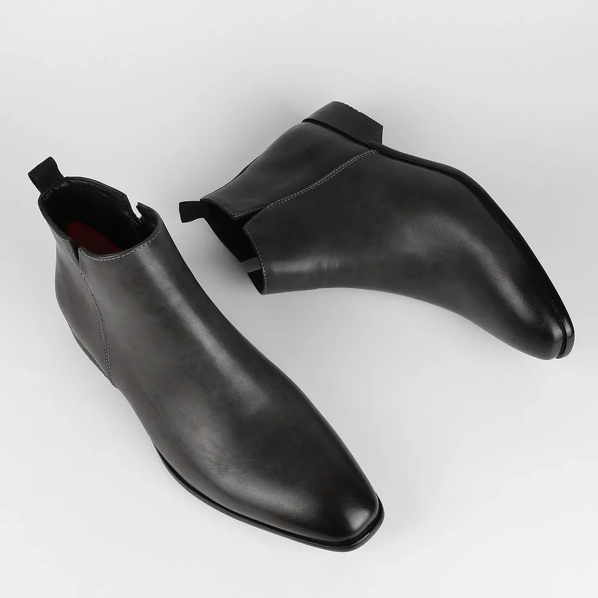 Classic Retro Leather Men's Boots - Lars - Image 5