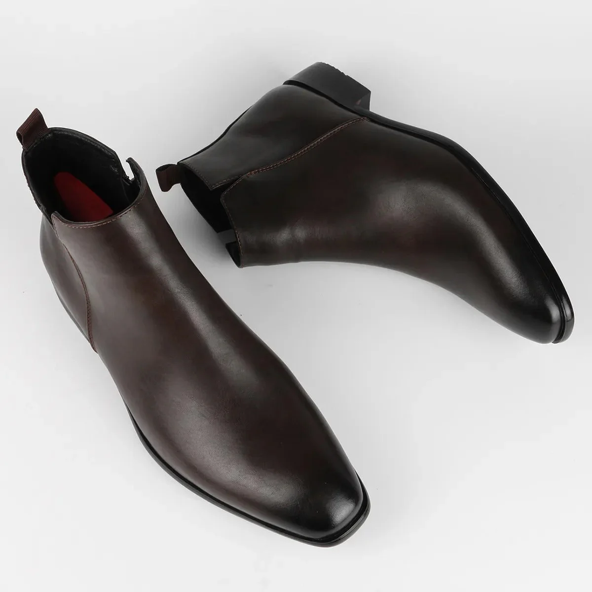 Classic Retro Leather Men's Boots - Lars - Image 8