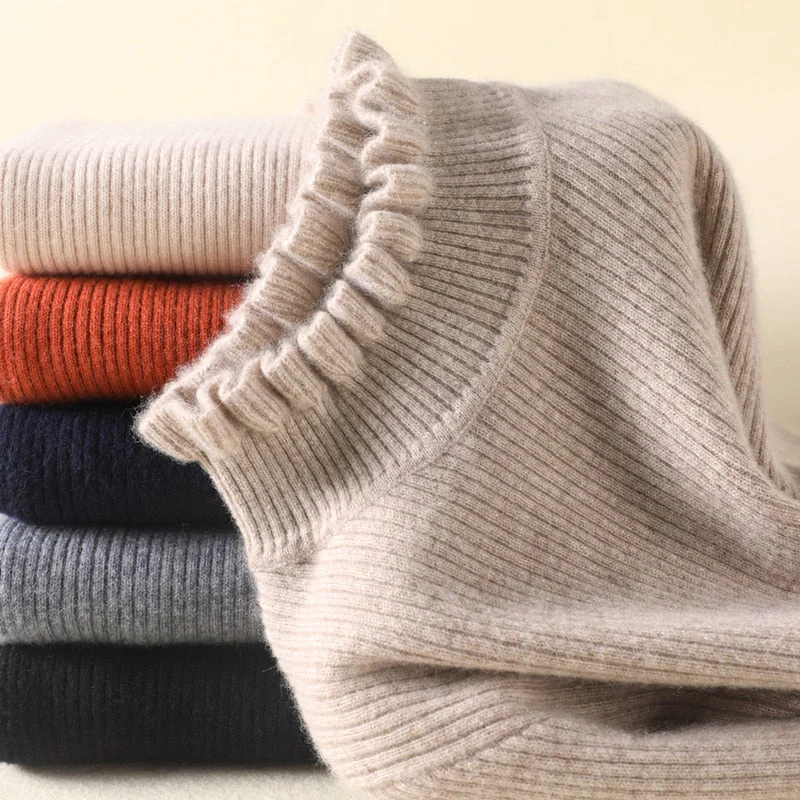 Comfortable Cashmere Women's Turtleneck Sweater - Aurélie - Image 2