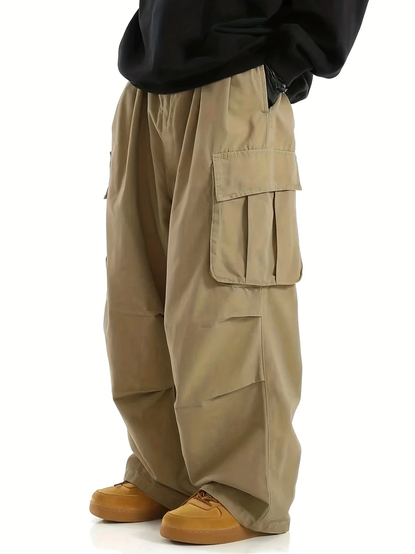 Comfortable Men's Cargo Trousers with Multiple Pockets - Daan - Image 3
