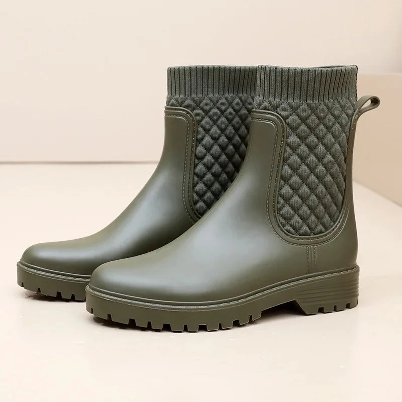 Comfortable Waterproof Ladies' Rain Boots - Livia Rain Luxe - Image 3