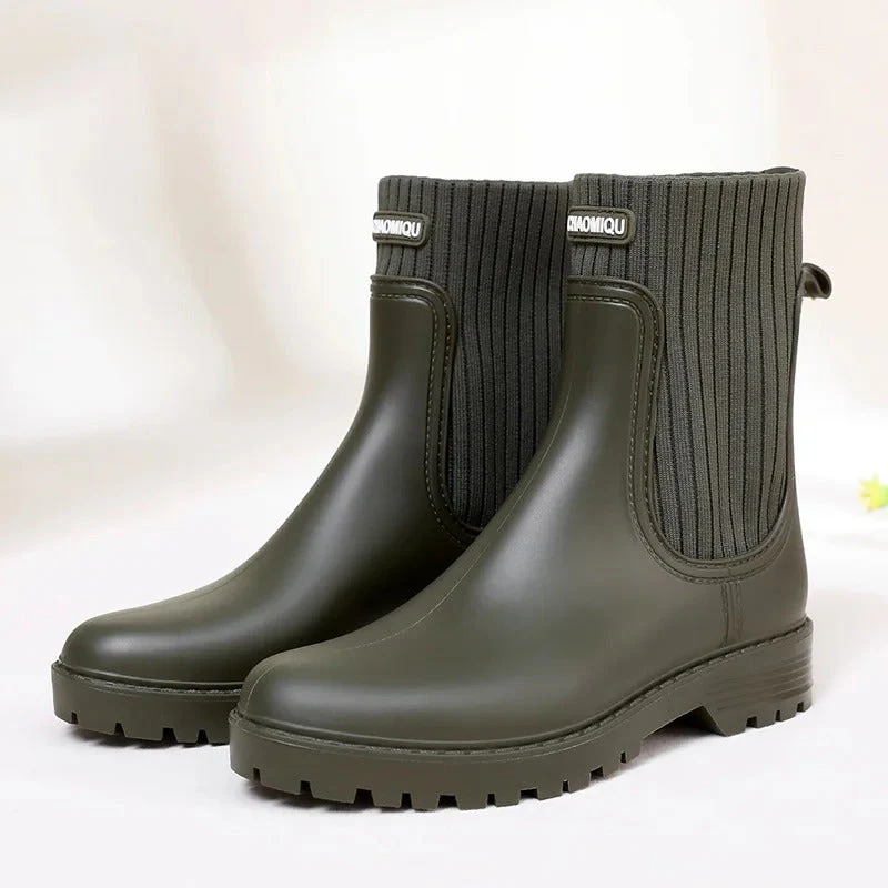 Comfortable Waterproof Ladies' Rain Boots - Livia Rain Luxe - Image 6