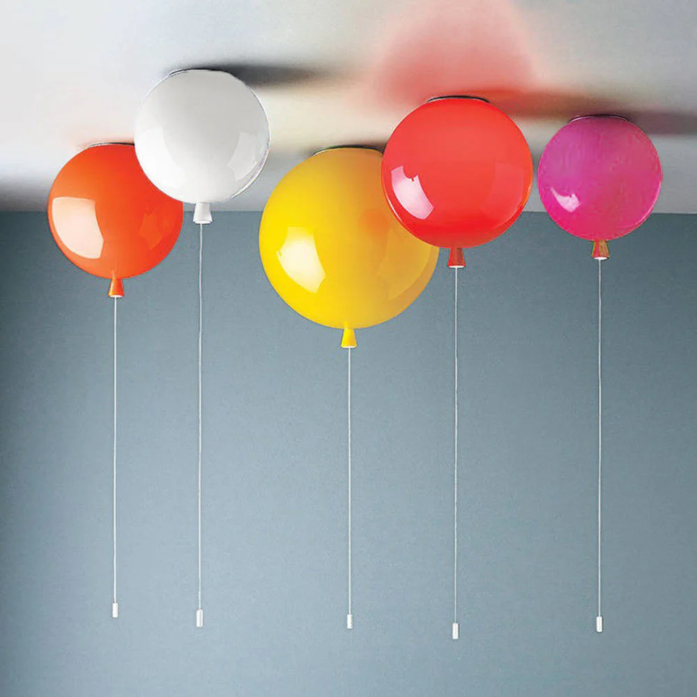 Compact Modern LED Balloon Ceiling Lamp - AuraLite - Image 3