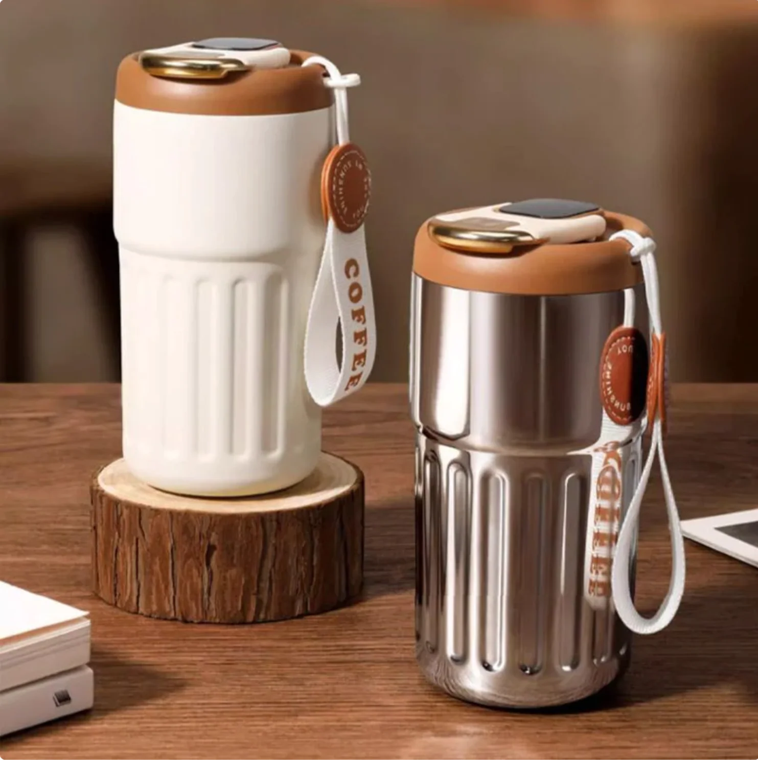 Compact Thermos Mug - ThermoSip
