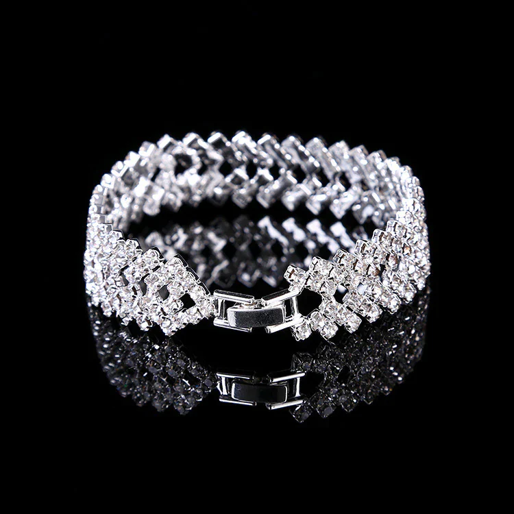 Crystal Charm Bracelet | Elegant Women's Jewellery - Image 2