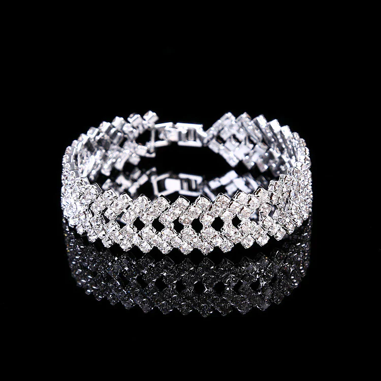 Crystal Charm Bracelet | Elegant Women's Jewellery - Image 3