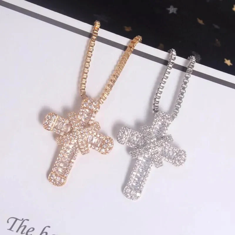 Crystal Cross Charm Necklace | Elegant Jewellery - Image 8