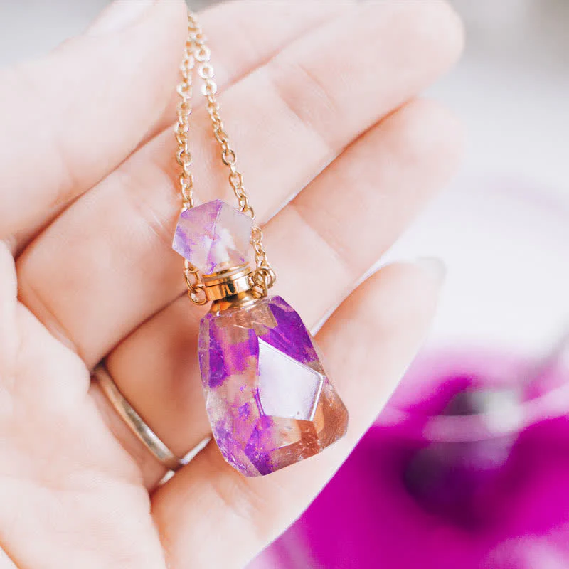 Crystal Perfume Bottle Necklace – Iris - Image 21