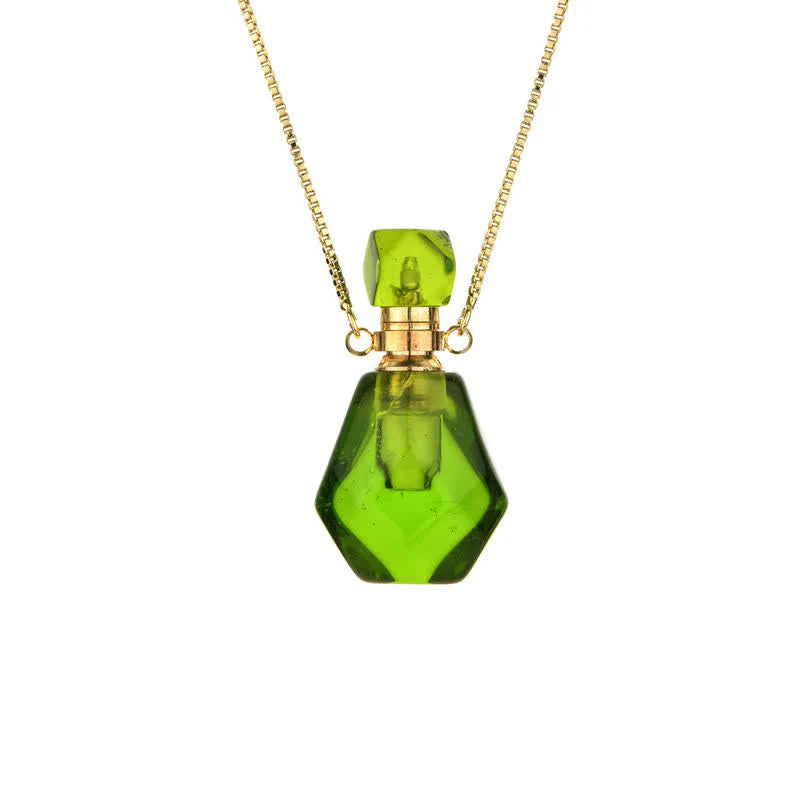 Crystal Perfume Bottle Necklace – Iris - Image 28