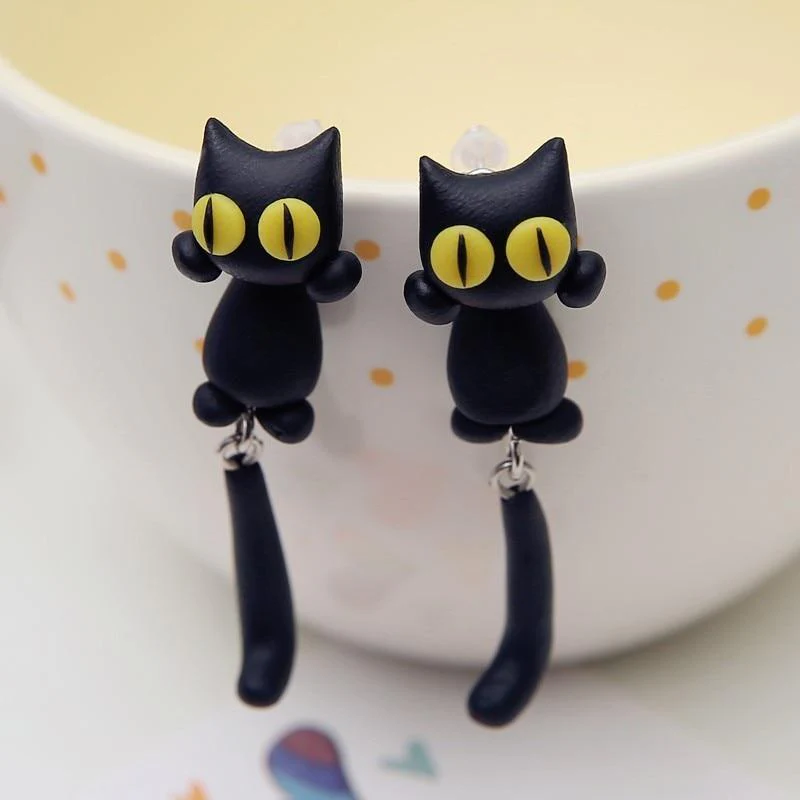 Cute Cat Paw Earrings - Purrfect Paws - Image 3