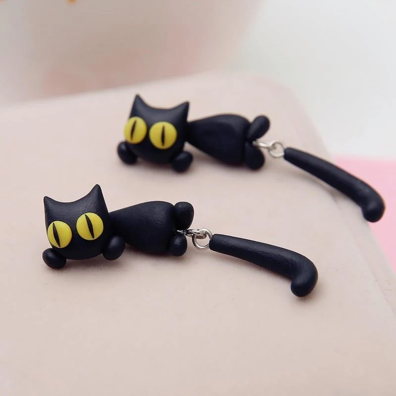 Cute Cat Paw Earrings - Purrfect Paws - Image 4