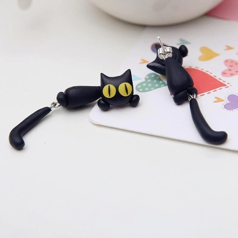 Cute Cat Paw Earrings - Purrfect Paws - Image 5