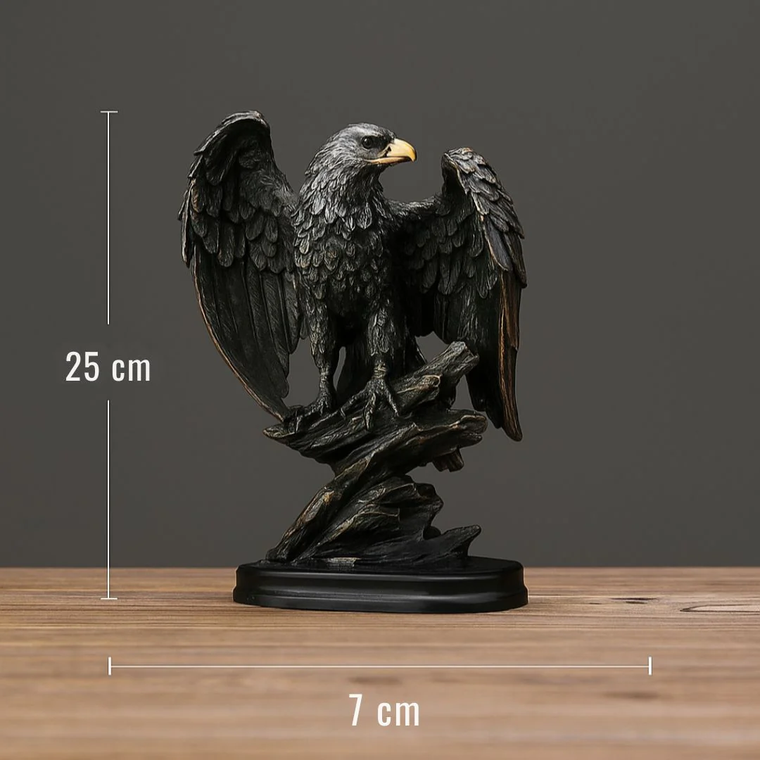 Decorative Bronze Eagle Statue - Aquila - Image 8