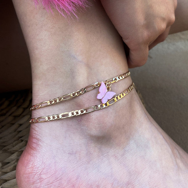 Delicate Beaded Snake Anklet | Elegant Foot Jewellery - Image 11