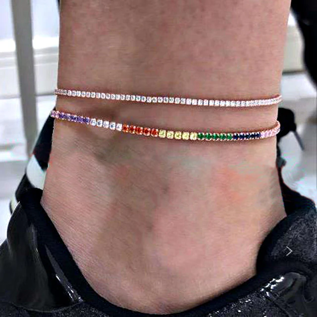 Delicate Beaded Snake Anklet | Elegant Foot Jewellery - Image 13