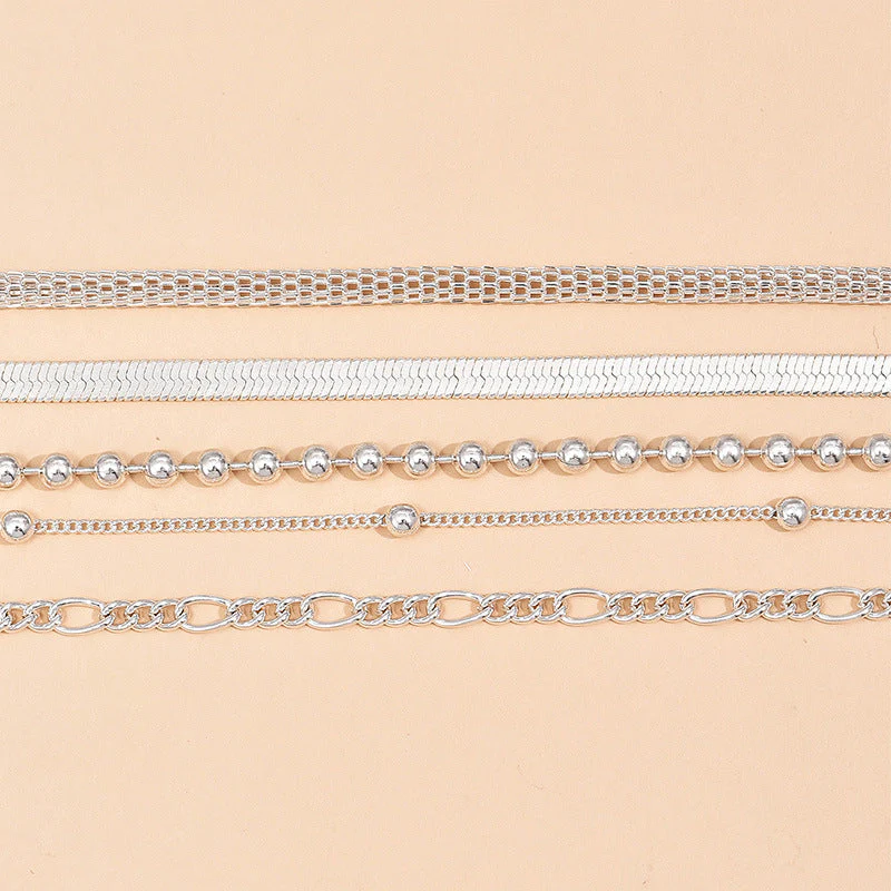 Delicate Beaded Snake Anklet | Elegant Foot Jewellery - Image 19