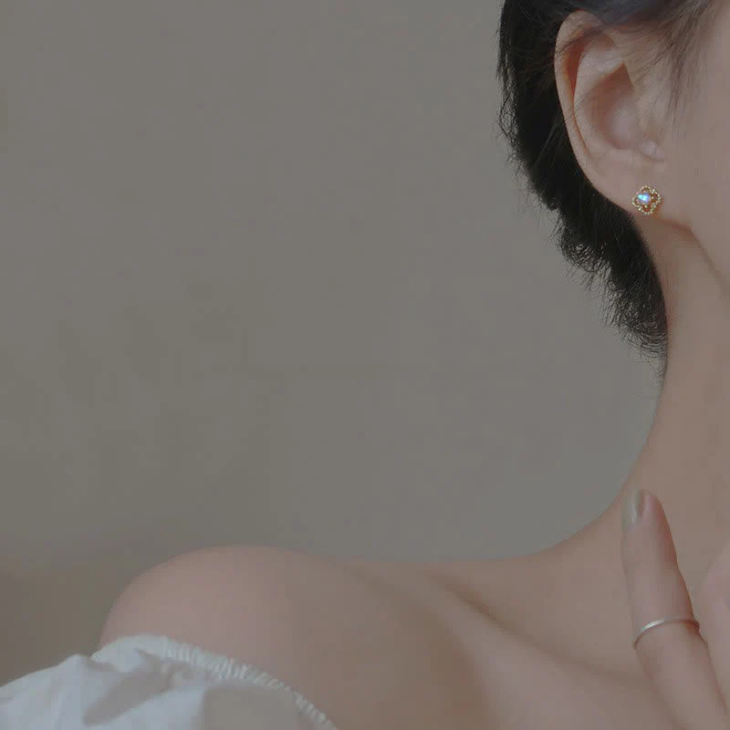 Delicate Vintage Opal Earrings - Seraphina - Image 2