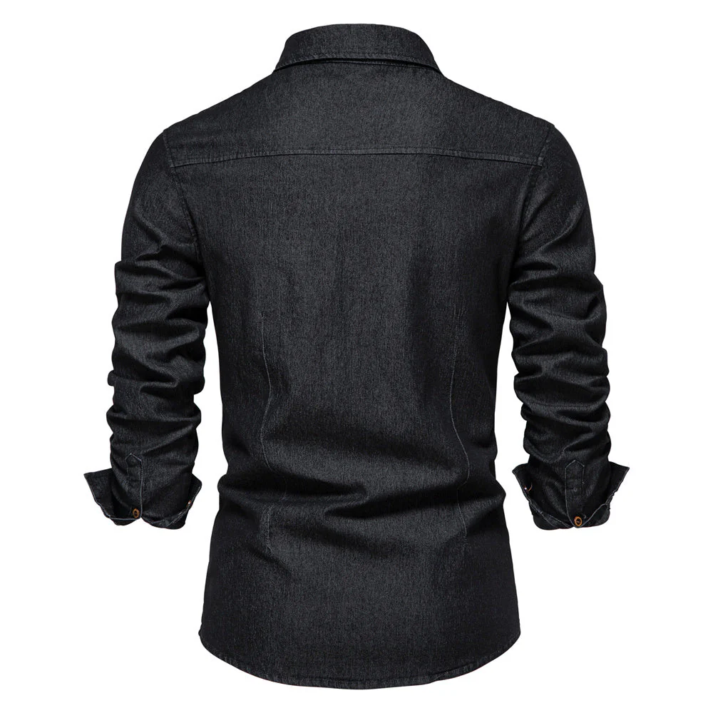 Denim Men's Shirt - Hugo - Image 5