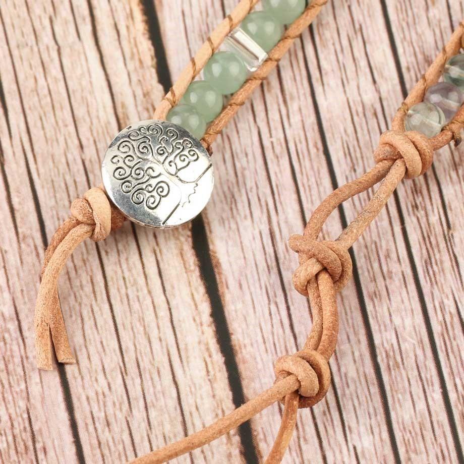 Detoxifying Fluorite Wrap Bracelet – Iris - Image 5