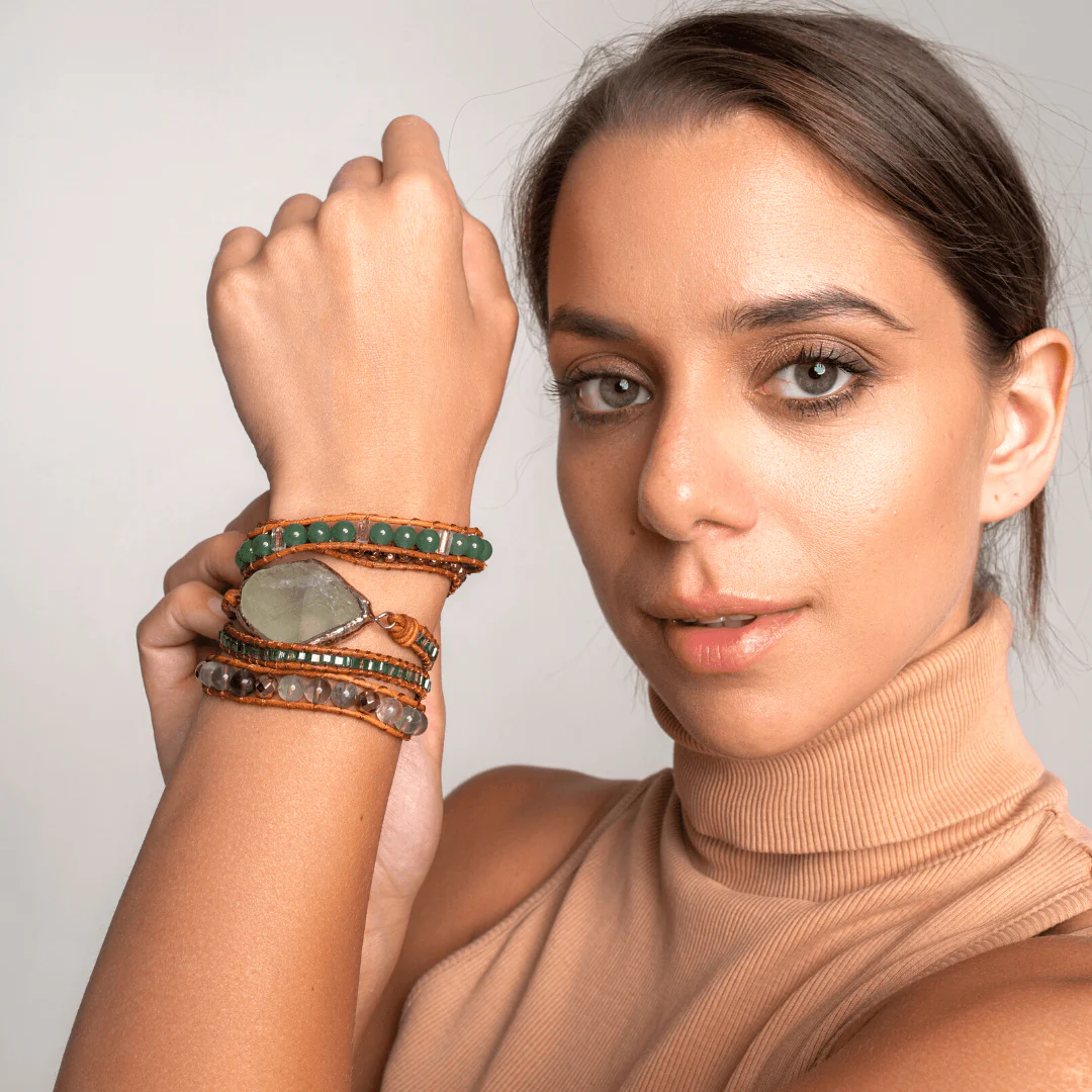 Detoxifying Fluorite Wrap Bracelet – Iris - Image 7