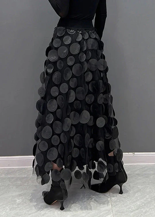 Dotted Print Flared Skirt – Maëlle - Image 6