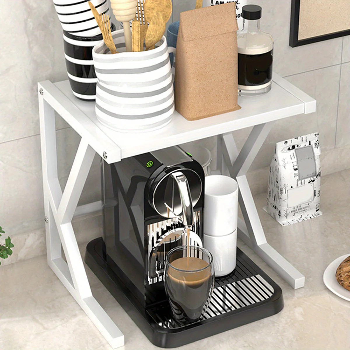 Double-Layer Kitchen Storage Rack - Milan - Image 7