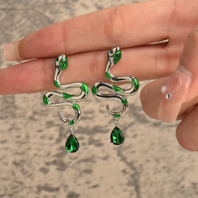 Elegant Drop Earrings | Crystal Accents - Image 8