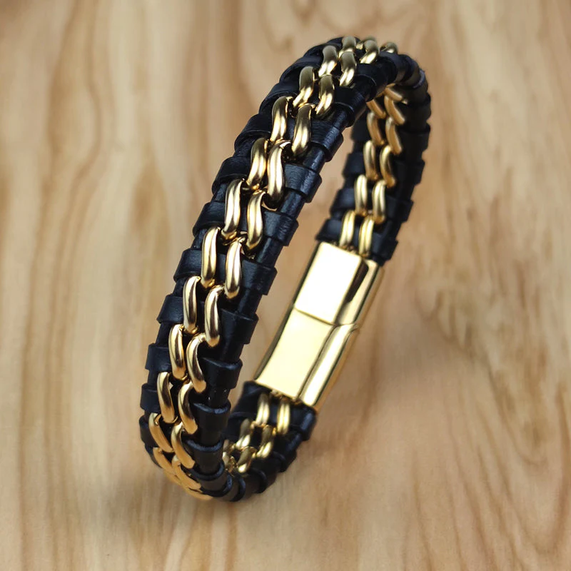 Elegant Leather Bracelet | Stylish Women's Jewellery - Image 4
