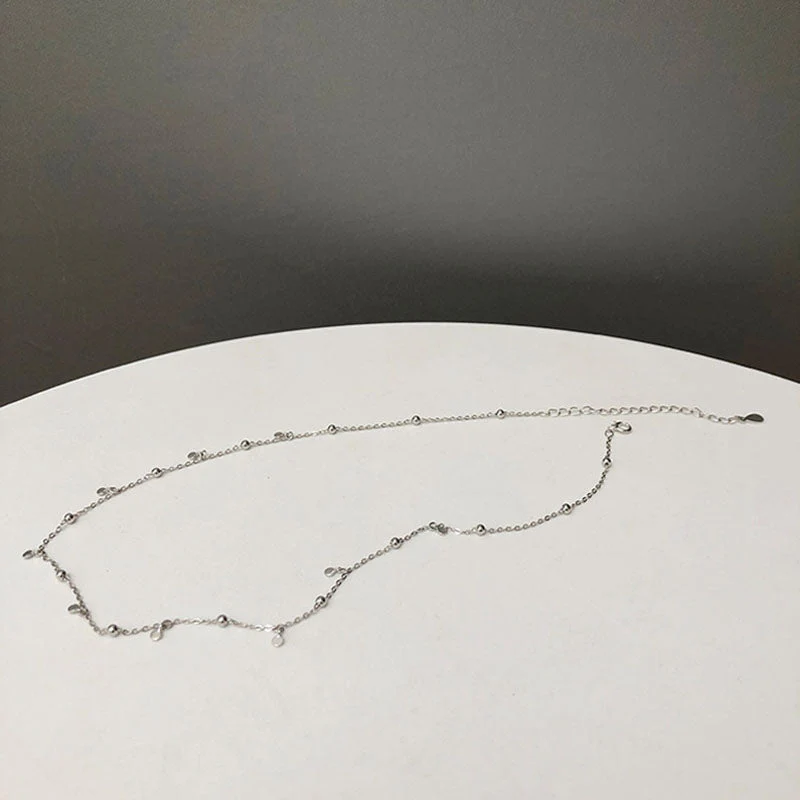 Elegant Silver Teardrop Necklace | Perfect for Every Occasion - Image 3