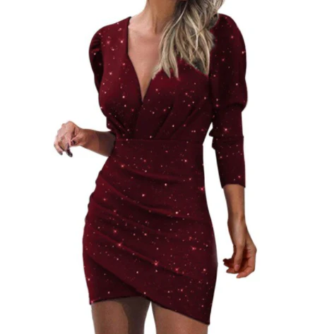 Elegant Starry Night Dress | Perfect for Special Occasions - Image 5