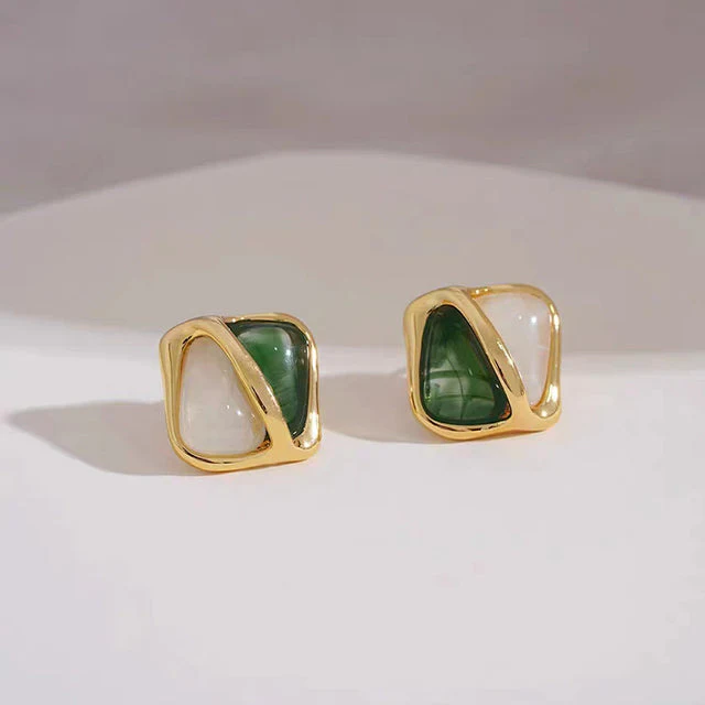 Elegant White Teardrop Earrings | Love-Inspired Dangle Design - Image 8