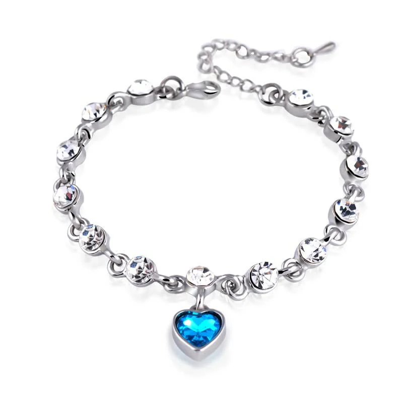 Elegant Women’s Blue Stone Adjustable Bracelet - Image 5