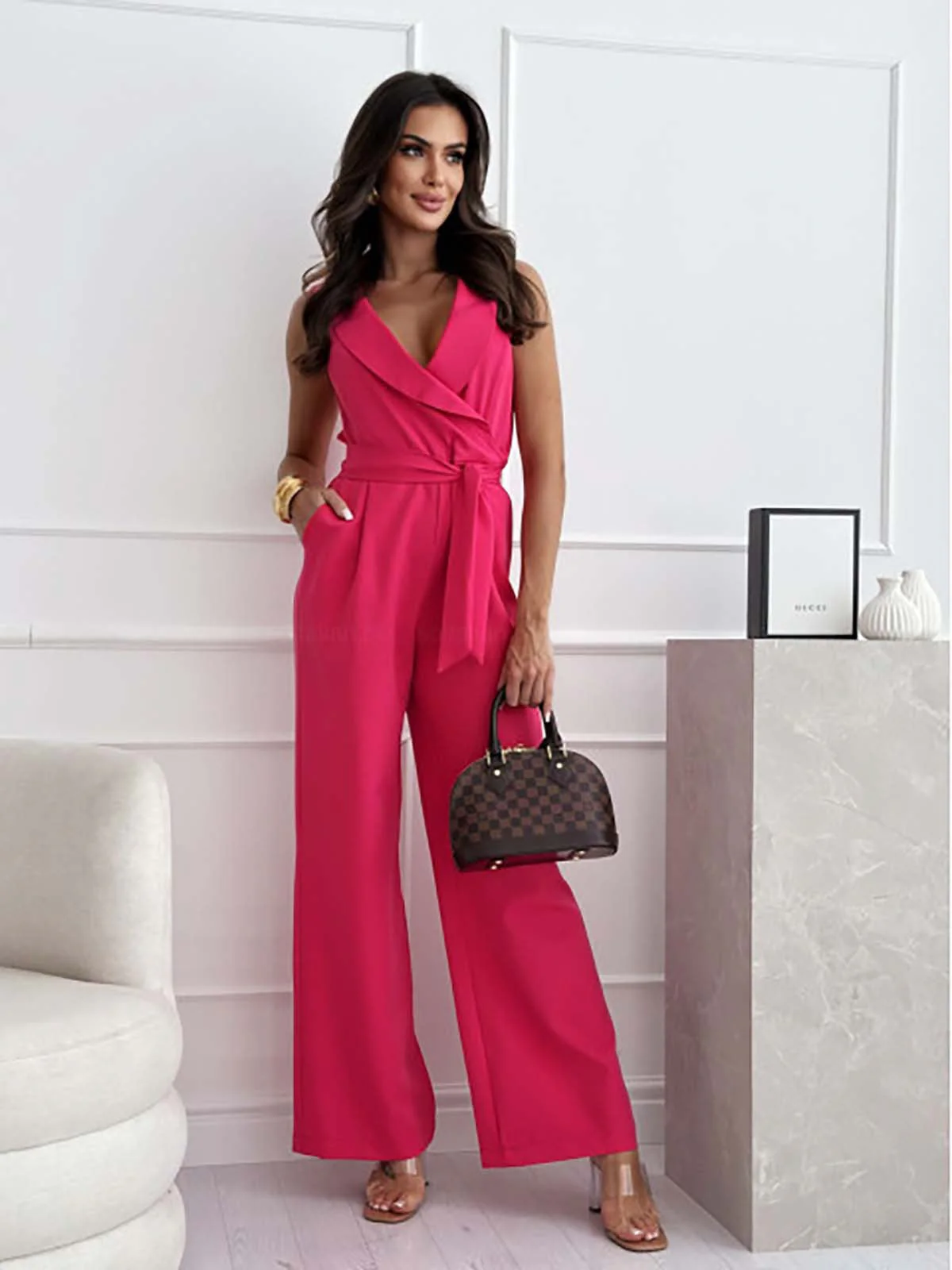 Figure-hugging & Versatile Women's Jumpsuit with Comfort Stretch – Linnea - Image 14
