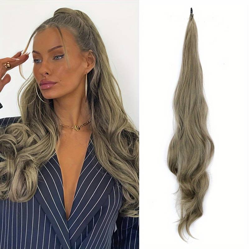 Flexible Wrap-Around Ponytail for Long, Full Hair - Selena - Image 4
