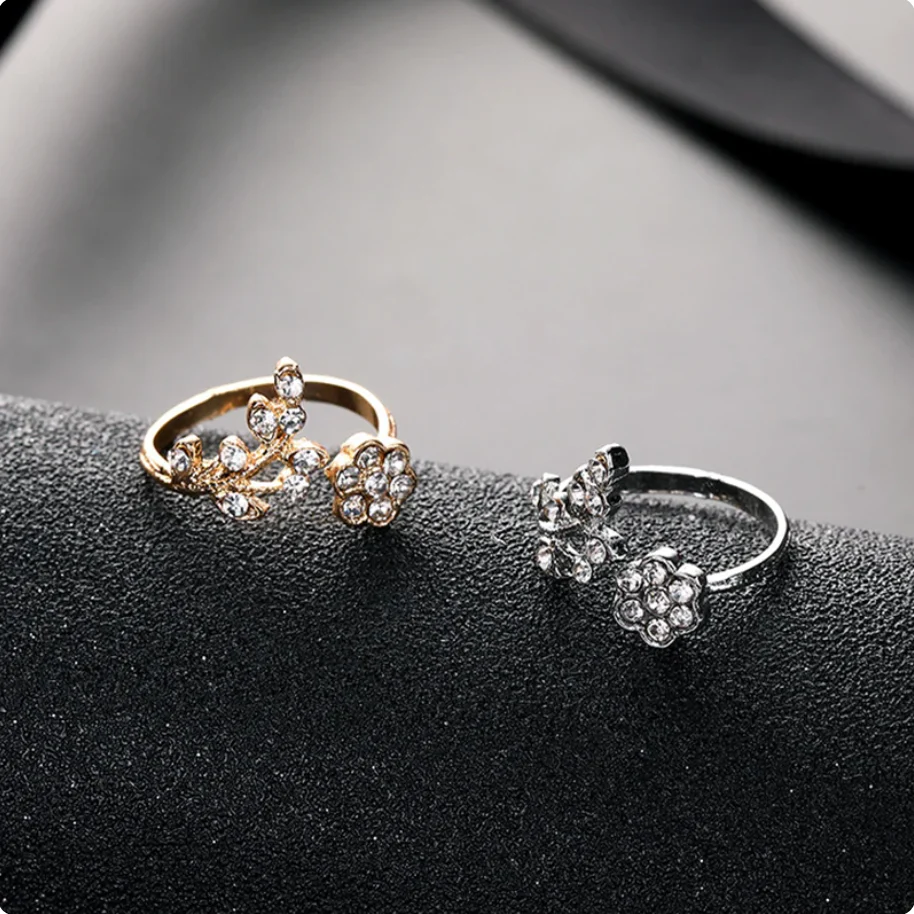 Flower Wish Ring | Elegant Design | Women's Jewellery - Image 3