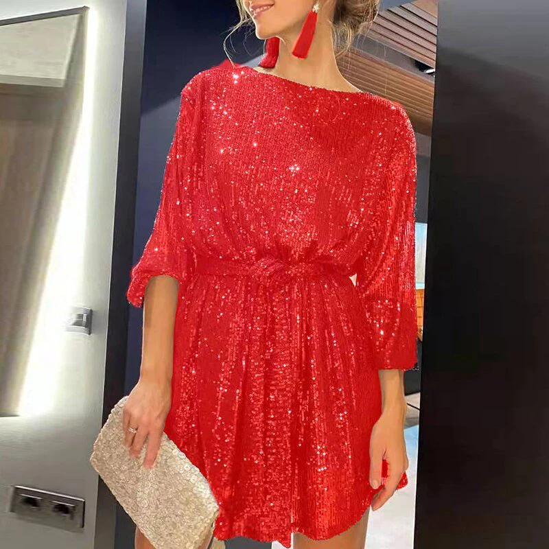 Flowy Party Dress with Loose Fit - Clara - Image 5