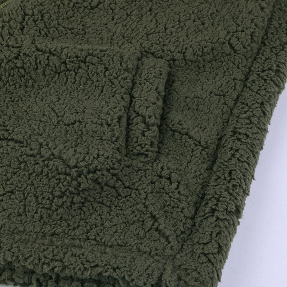 Fluffy Women's Hoodie Vest - Sofia - Image 21