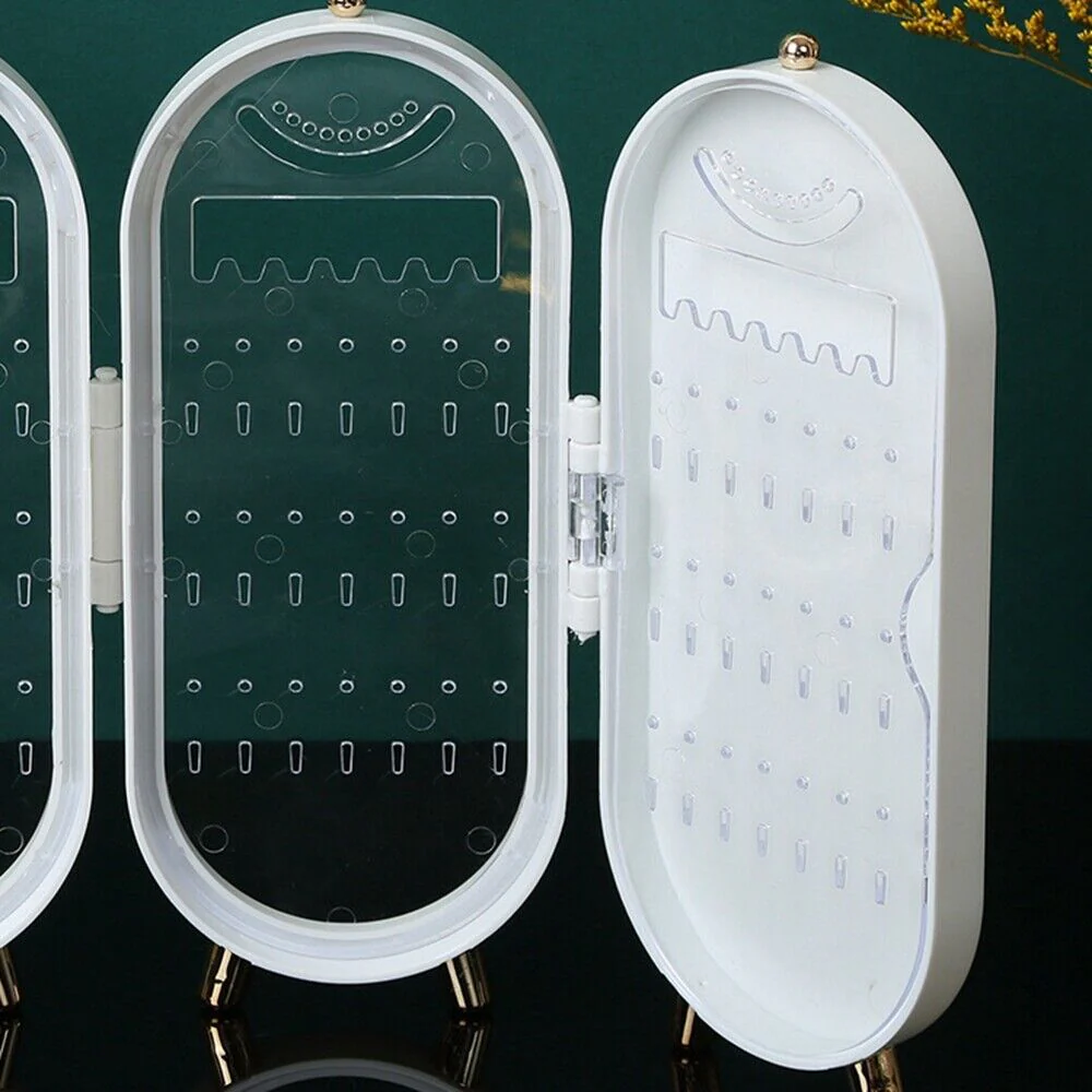 Foldable Oval Jewellery Organiser | Travel Case - Image 6