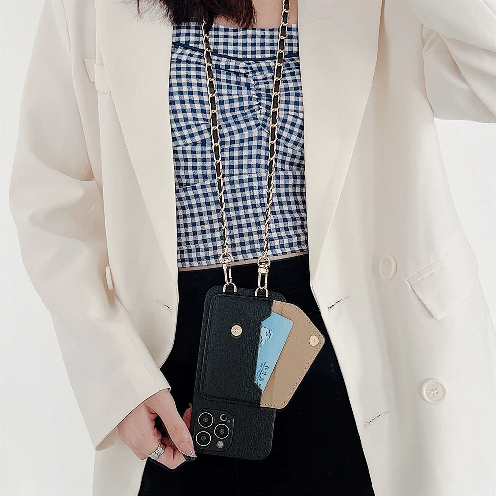 Functional iPhone Wallet Case - Celeste - Image 14