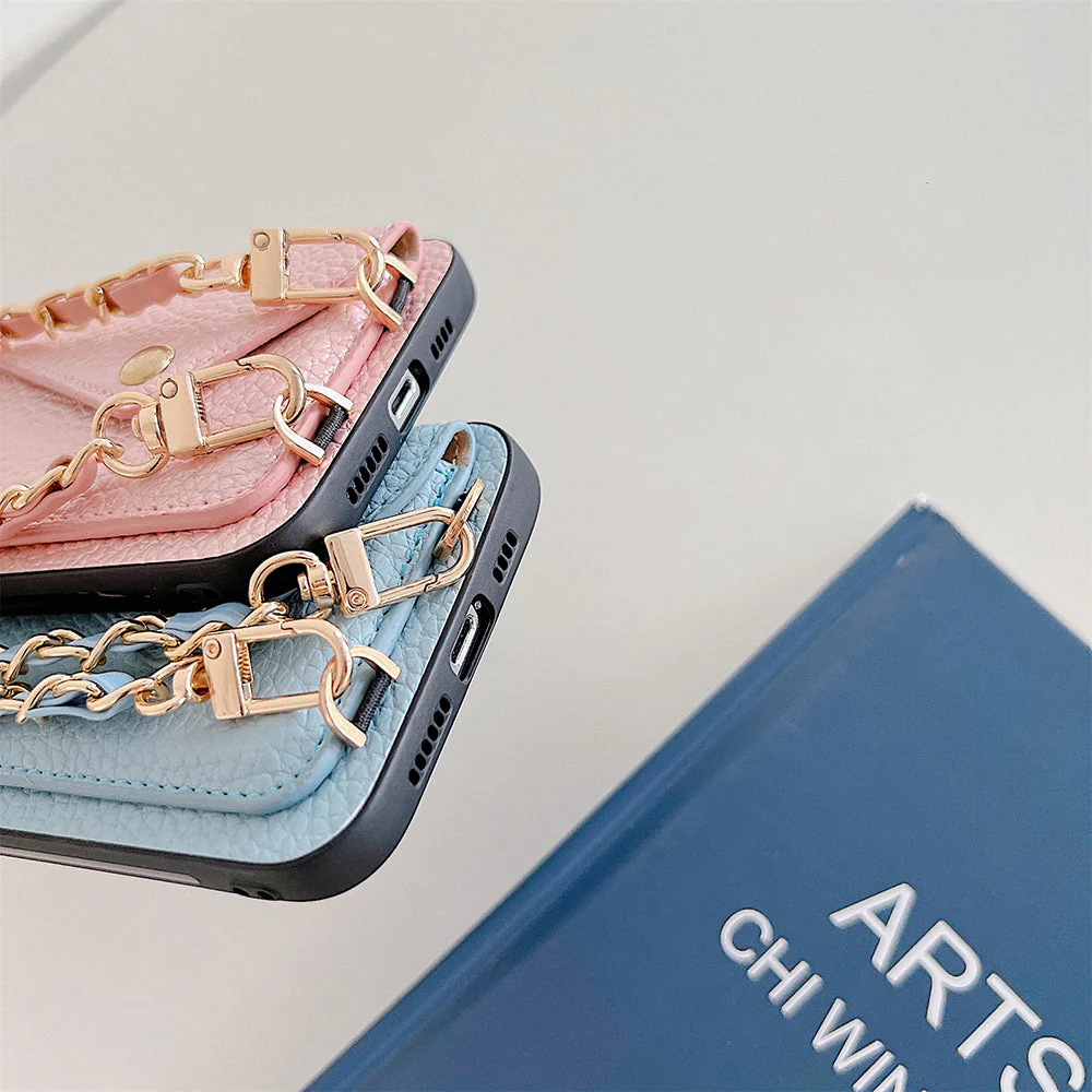 Functional iPhone Wallet Case - Celeste - Image 9