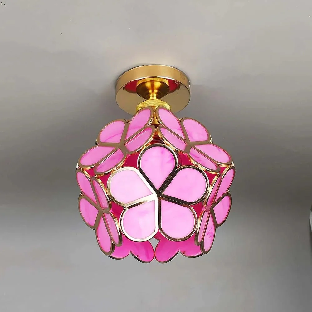Glass Flower Ceiling Light - FloraGlow - Image 12