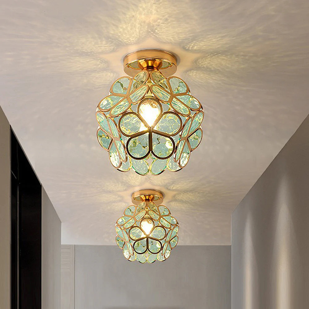 Glass Flower Ceiling Light - FloraGlow - Image 2
