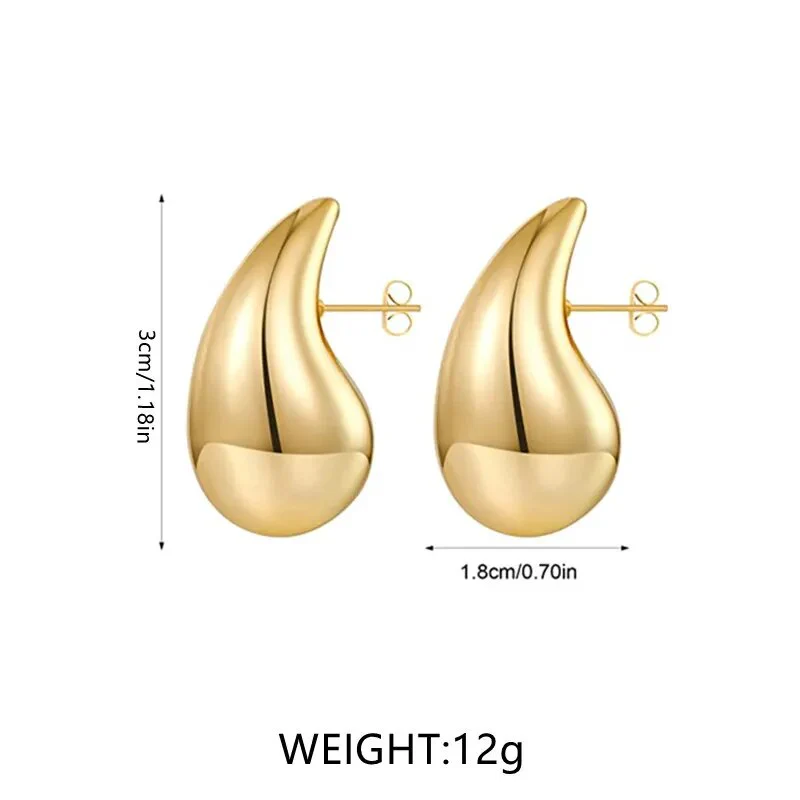 Gold Coloured Drop Earrings | Sparkling Crystals - Image 6